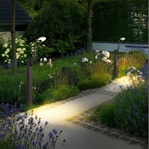 Waterproof outdoor floor lamp for garden, park and exterior - vue 7 sur 7