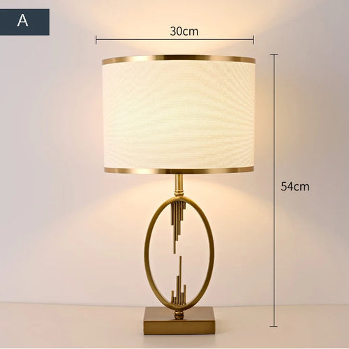 Postmodern Nordic minimalist luxury table lamp - vue 11 sur 12