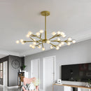 Nordic molecular chandelier for elegant interiors