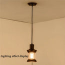 American vintage glass pendant light for café and restaurant