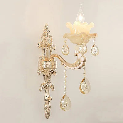 Modern crystal wall light for elegant interiors - vue 21 sur 22
