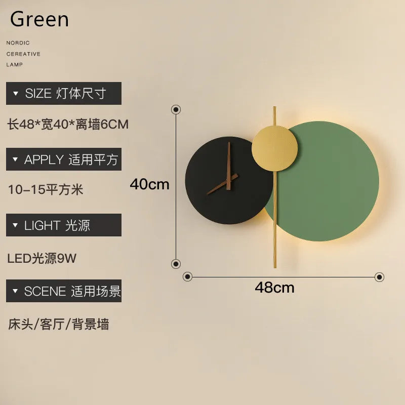 Modern design LED wall light for an elegant interior - vue 8 sur 12