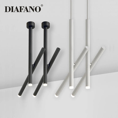 Modern LED pendant light 10W surface mounted COB adjustable ceiling lamp for living room, bar, kitchen, foyer, dining room - vue 4 sur 14