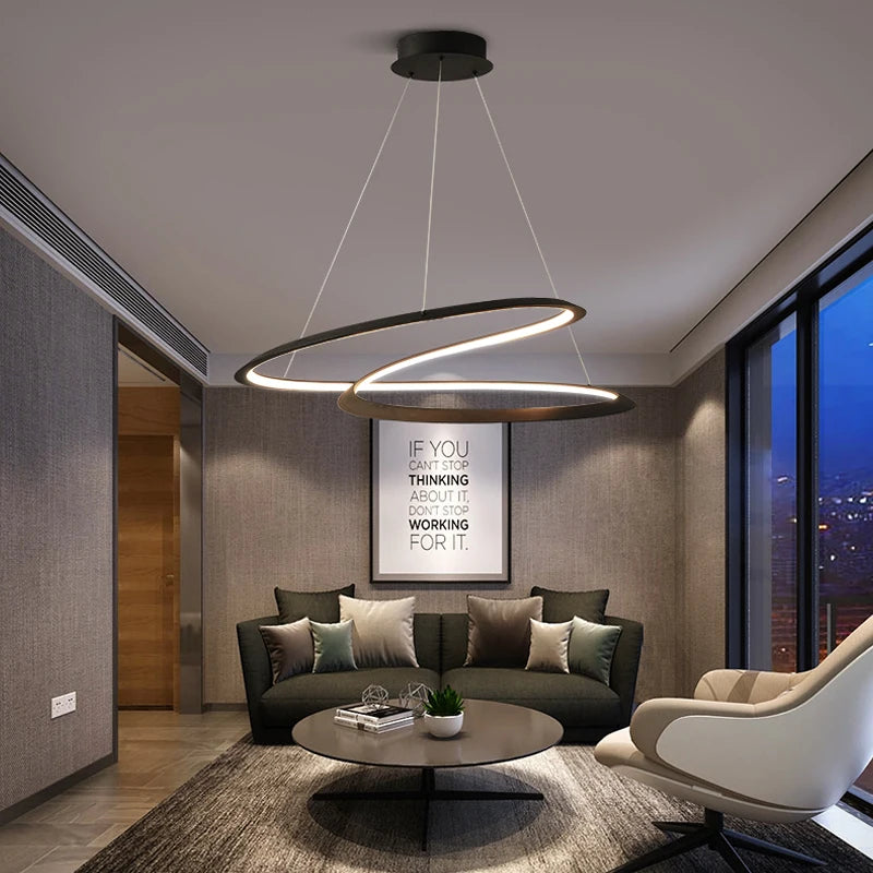 Modern Nordic pendant light for a creative atmosphere in your home - vue 3 sur 6