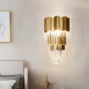 Crystal wall light for creative retro and modern decor