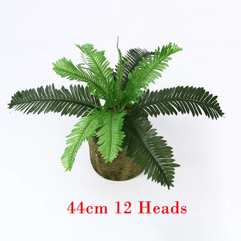 Decorative tropical artificial palm leaf bouquet for parties and events - vue 6 sur 13