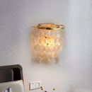 Natural shell wall light with pleasant sound