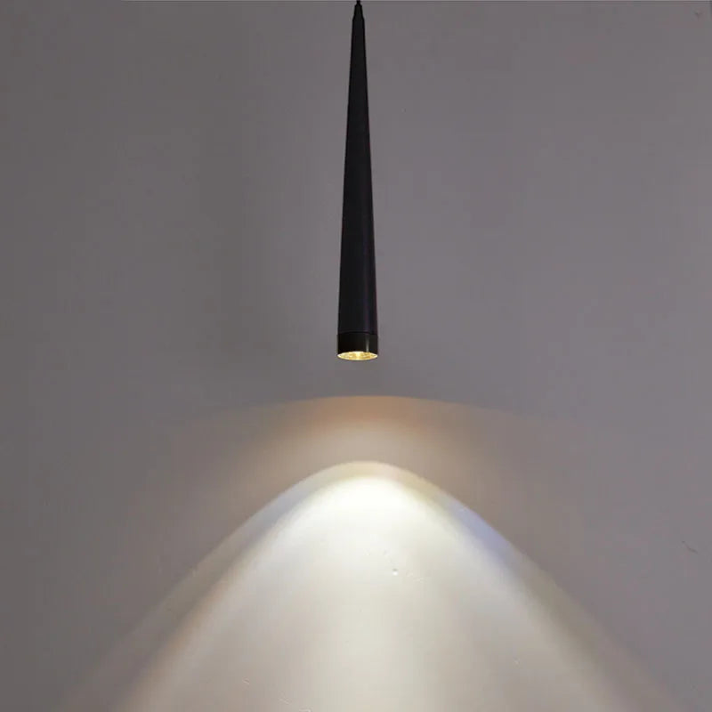 Dimmable round LED pendant tube for general lighting
