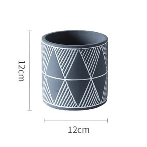 Homemade concrete flowerpot silicone mould - vue 13 sur 14