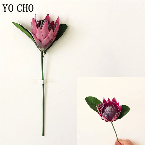 Artificial king protea flower for home, wedding and party decoration