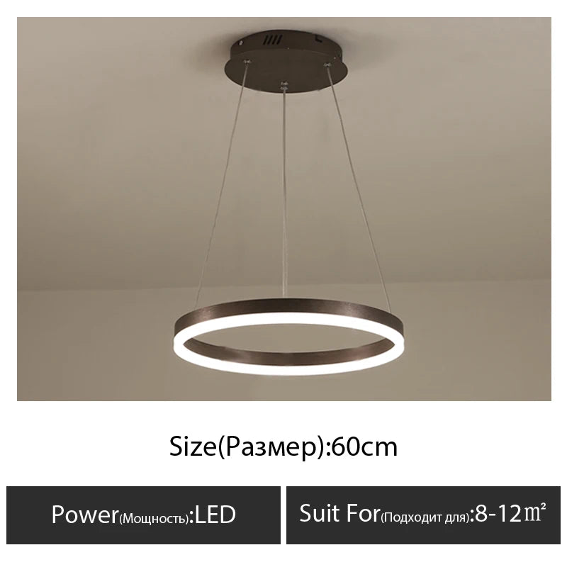 Modern chandelier for decorative indoor suspended lighting - vue 12 sur 18