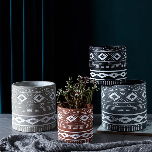 Homemade concrete flowerpot silicone mould - vue 2 sur 14
