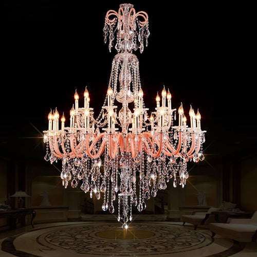 Modern crystal chandelier for elegant interior decor - vue 2 sur 12