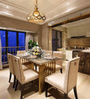 Vintage bronze pendant light for elegant indoor lighting