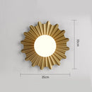 Modern decorative nordic iron solar LED wall lights