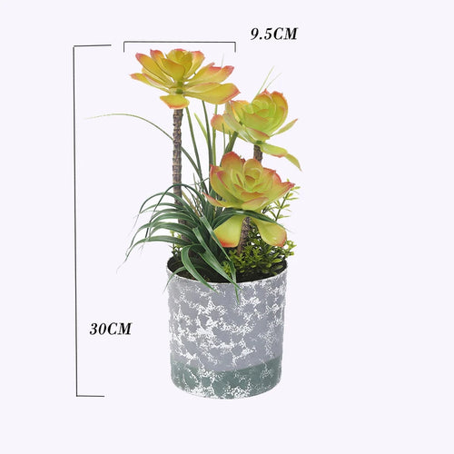 Artificial tropical cactus for desk decoration - vue 13 sur 12