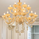 Creative European crystal chandelier for a luxurious atmosphere