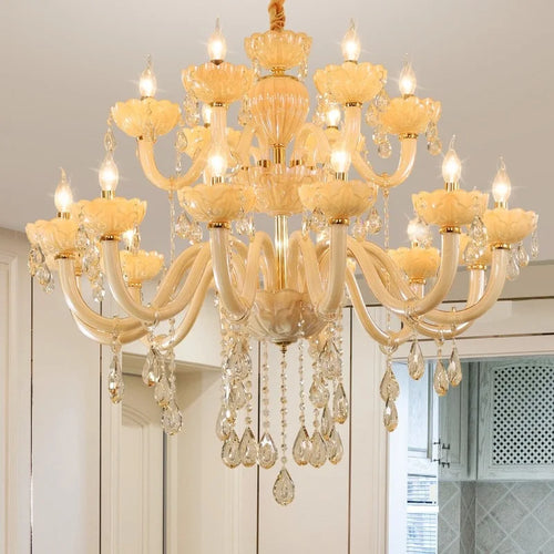 Creative European crystal chandelier for a luxurious atmosphere - vue 4 sur 5