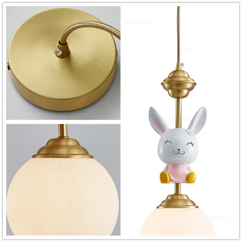 Nordic LED decorative cartoon pendant light for Christmas - vue 5 sur 8