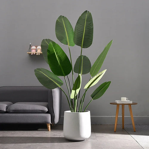 Large artificial tropical foliage plants for wedding decoration