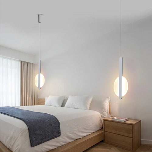 modern led pendant light for elegant interior decoration - vue 5 sur 12
