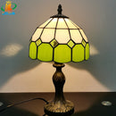 Tiffany-style stained glass table lamp for interior decoration