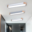 Industrial style wooden LED light for Scandinavian outdoor spaces