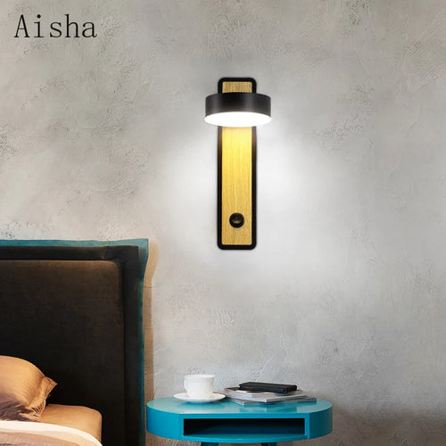 Nordic LED wall light minimalist indoor lighting for the home - vue 2 sur 8