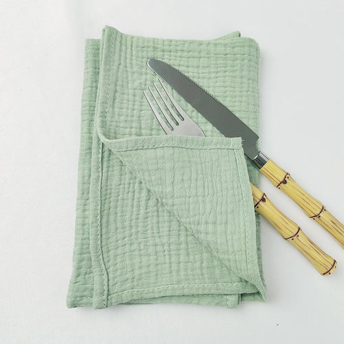 Cotton table napkin set of 10 40x40