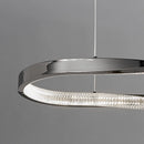 Modern circular LED chandelier for interior decoration