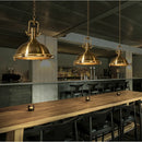 Retro metal pendant light for industrial interior decor