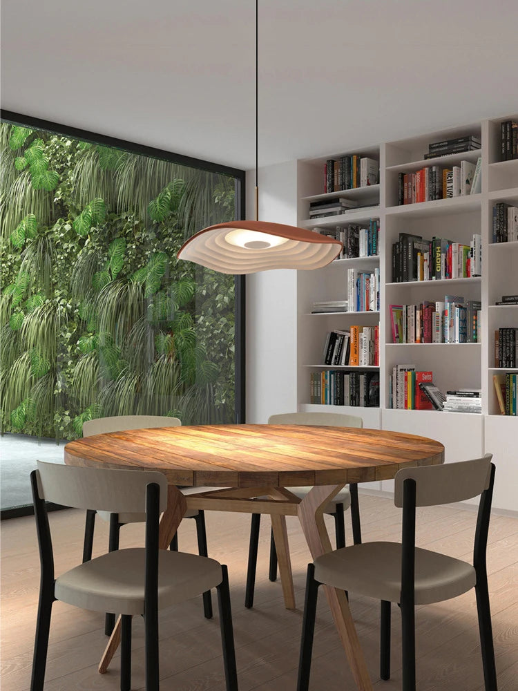 Designer lotus leaf chandelier for bar and restaurant - vue 3 sur 7