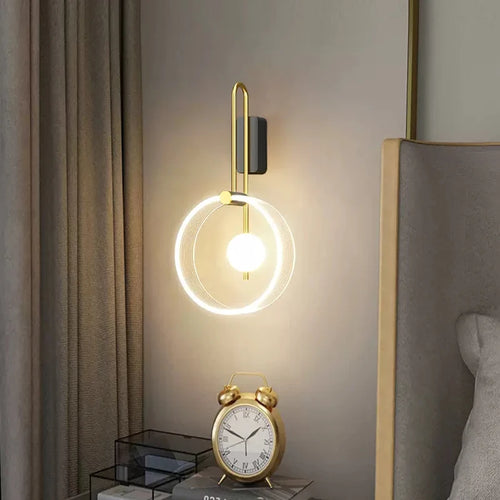 Minimalist nordic LED wall light for luxurious interiors - vue 3 sur 12