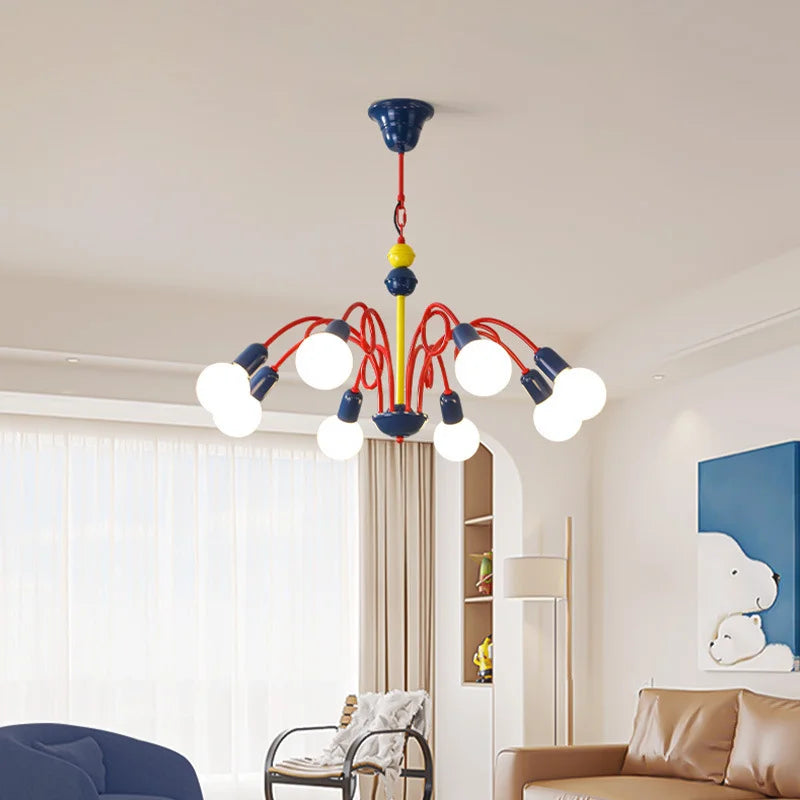 Memphis vintage pendant lamp medieval fruit chandelier