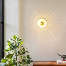 Romantic warm light glass wall lamp for indoor lighting