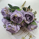 Artificial peony bouquet for weddings and home decor