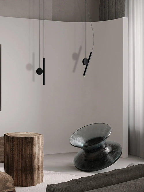 Creative LED pendant light with adjustable angle - vue 5 sur 9