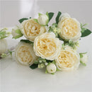 Artificial peony bouquet for indoor floral decoration