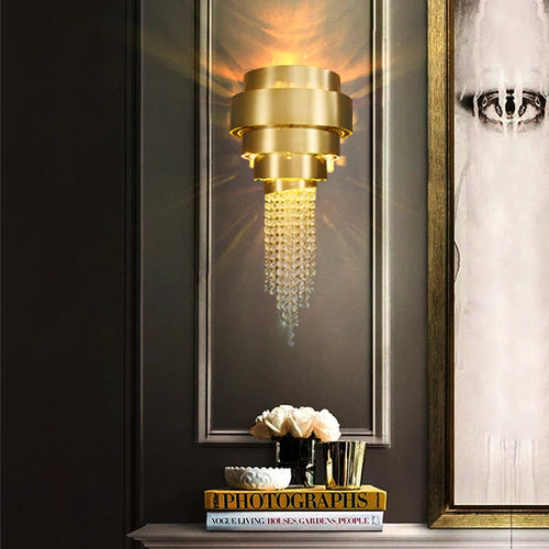 Modern art design gold crystal chandelier for luxurious decor - vue 4 sur 11