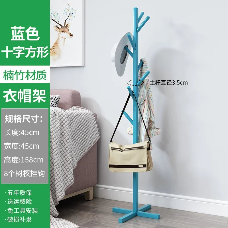 solid wood coat rack, modern and practical design