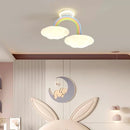 LED rainbow cloud ceiling light for children's room
