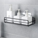 Japanese style wrought iron shelf wall storage rack