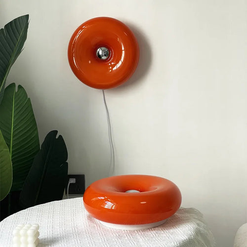 Romantic decorative touch glass wall light - vue 5 sur 8