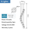 Modern crystal pendant light for decorative indoor lighting