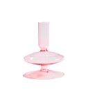 Conical glass candle holder for wedding tables and Nordic decoration