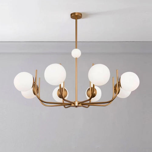 Modern LED pendant chandelier for indoor lighting - vue 2 sur 6