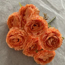 Artificial silk peony bouquet for floral decoration