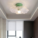 Decorative nordic style surface mount glass LED ceiling light