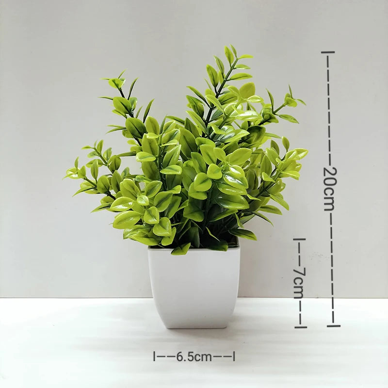 Artificial potted plant for office and garden decoration - vue 14 sur 45