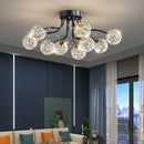 Nordic gold glass ball chandelier decorative indoor light